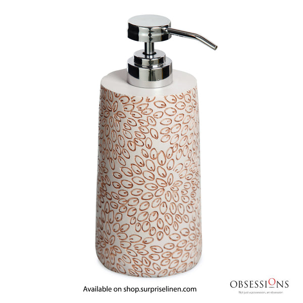 Obsessions - Alvina Collection Luxury Bathroom Accessory Set (Leaf Cream)