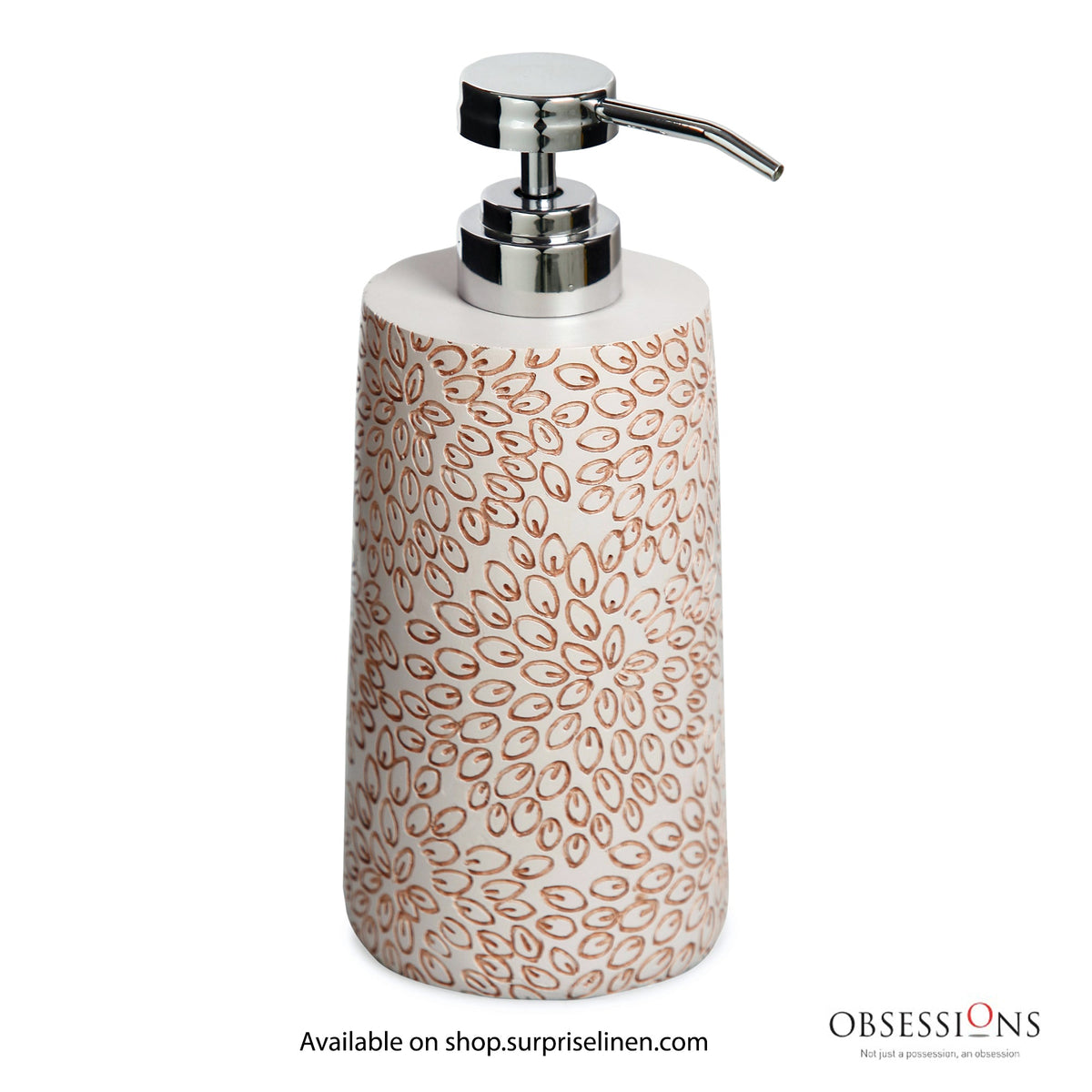 Obsessions - Alvina Collection Luxury Soap Dispenser(Cream)