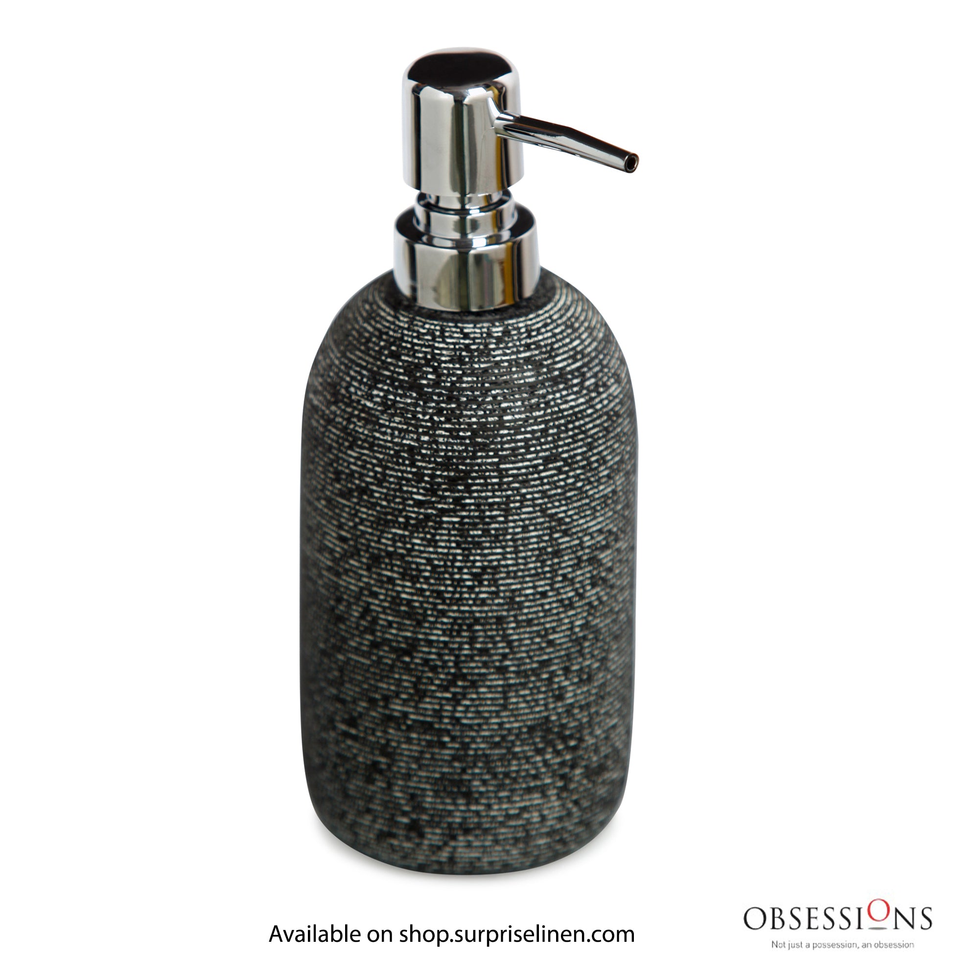 Obsessions - Alvina Collection Luxury Bathroom Accessory Set (Charcoal)