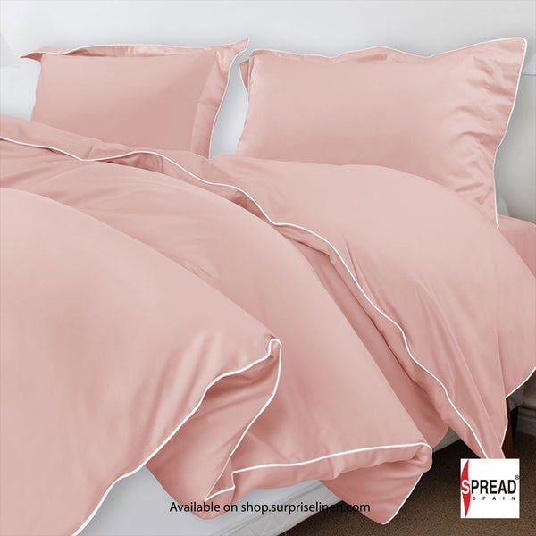 Spread Spain - The Italian Collection 500 Thread Count Cotton Bedsheet Set (Rose Pink)