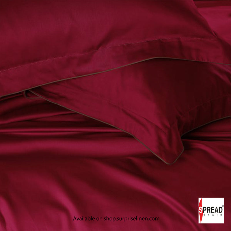 Spread Spain - The Italian Collection 500 Thread Count Cotton Duvet Covers (Red)