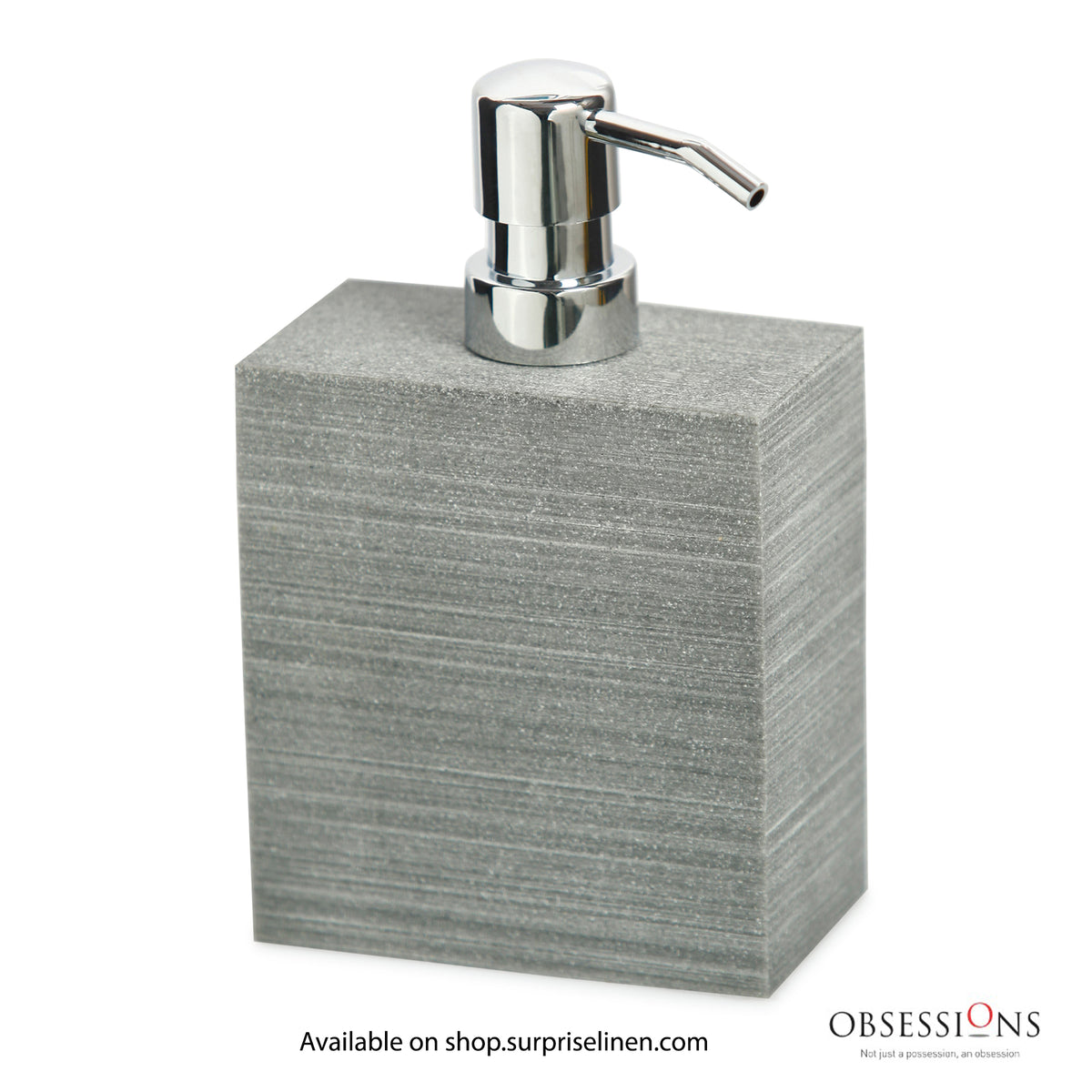Obsessions - Alvina Collection Luxury Soap Dispenser  (Ash Grey)