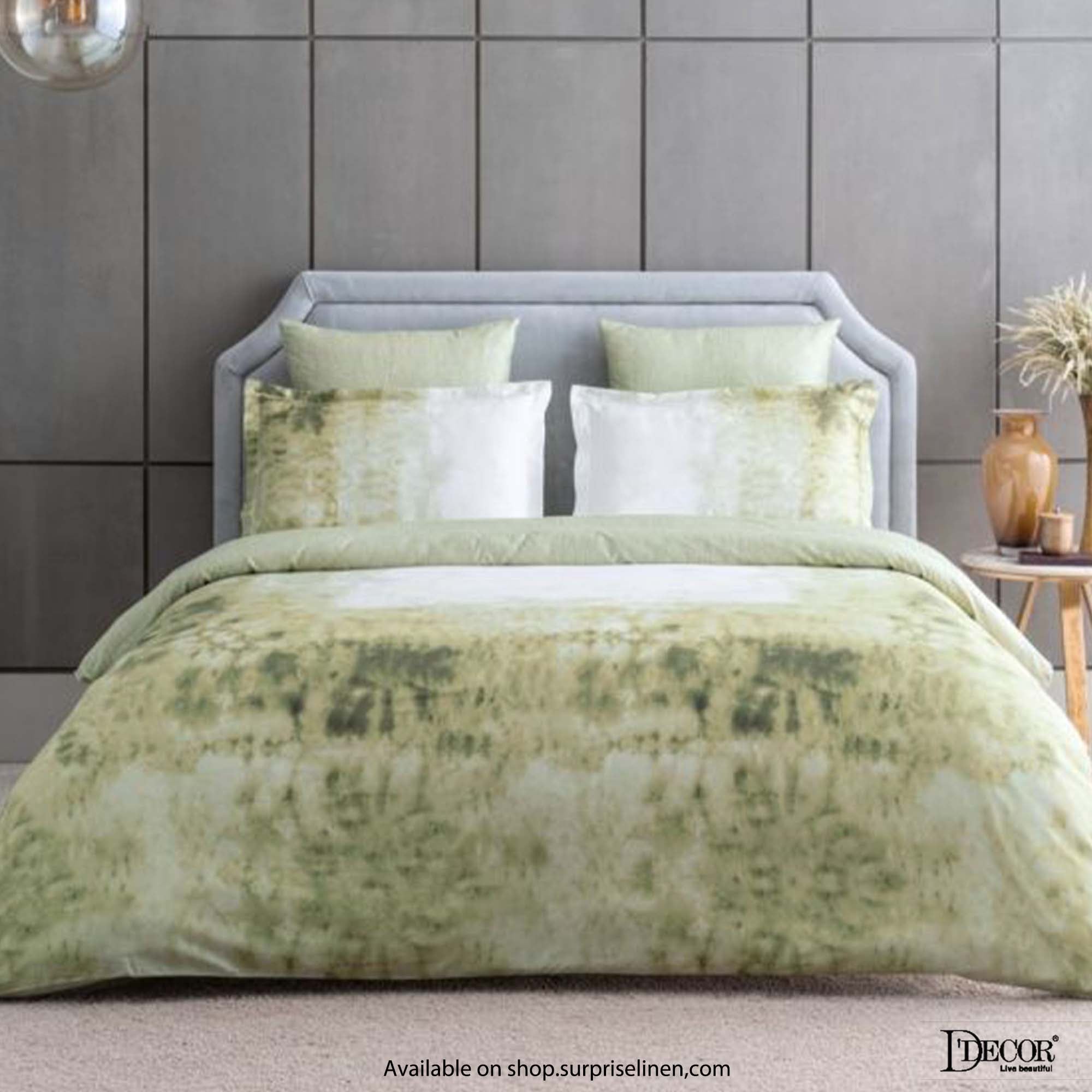 D'Decor - Esteem Ombre Gradiance 100% Cotton 4 Pc Bed in a Bag Set (Green)