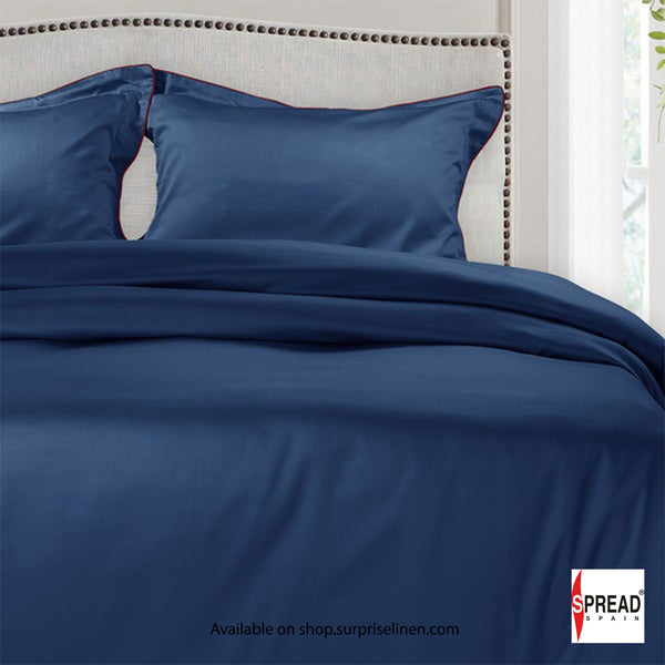 Spread Spain - The Italian Collection 500 Thread Count Cotton Duvet Covers (Navy Blue)