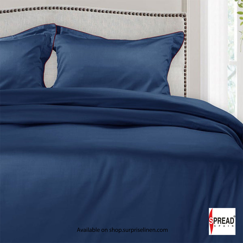 Spread Spain - The Italian Collection 500 Thread Count Cotton Duvet Covers (Navy Blue)