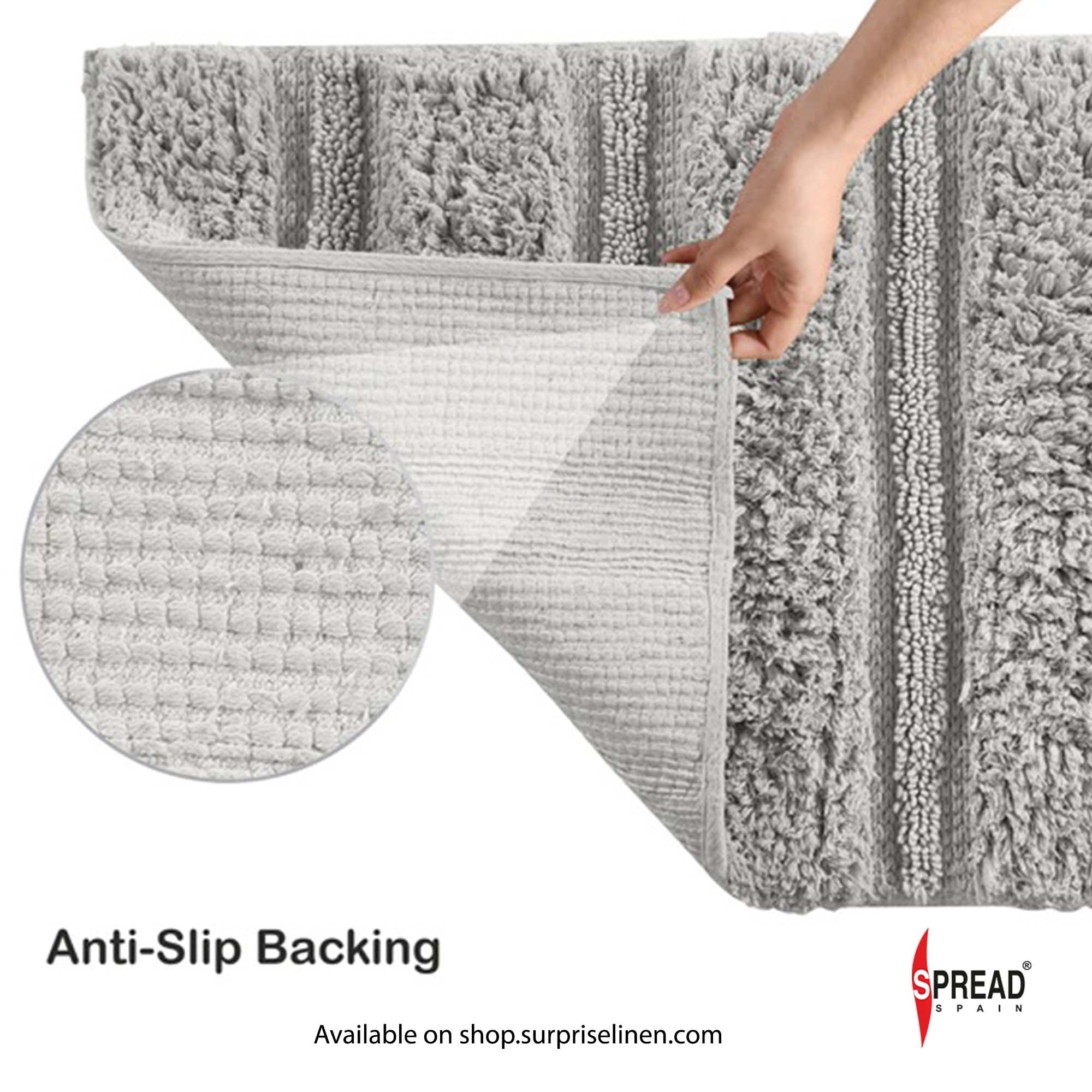 Spread Spain - Resort Luxurious Bath Mats (London Fog)