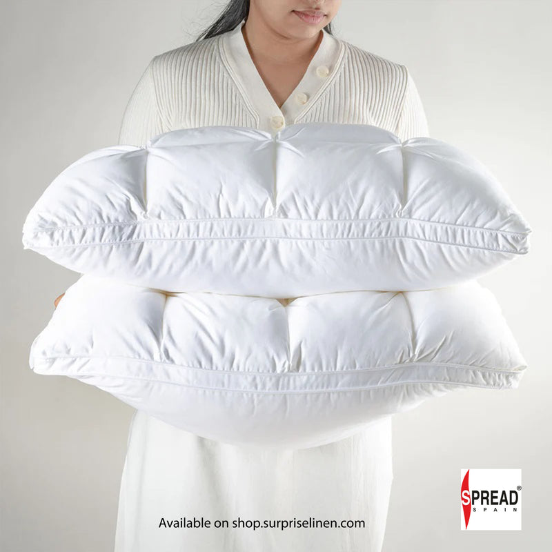 Spread Spain - Cervical 3 Layer Hypoallergic Pillow (White)