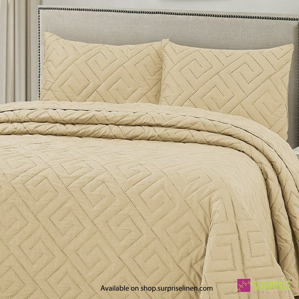 Surprise Home - Everyday Essentials D'Lux 3 Pcs Bedcover Set (Shell)