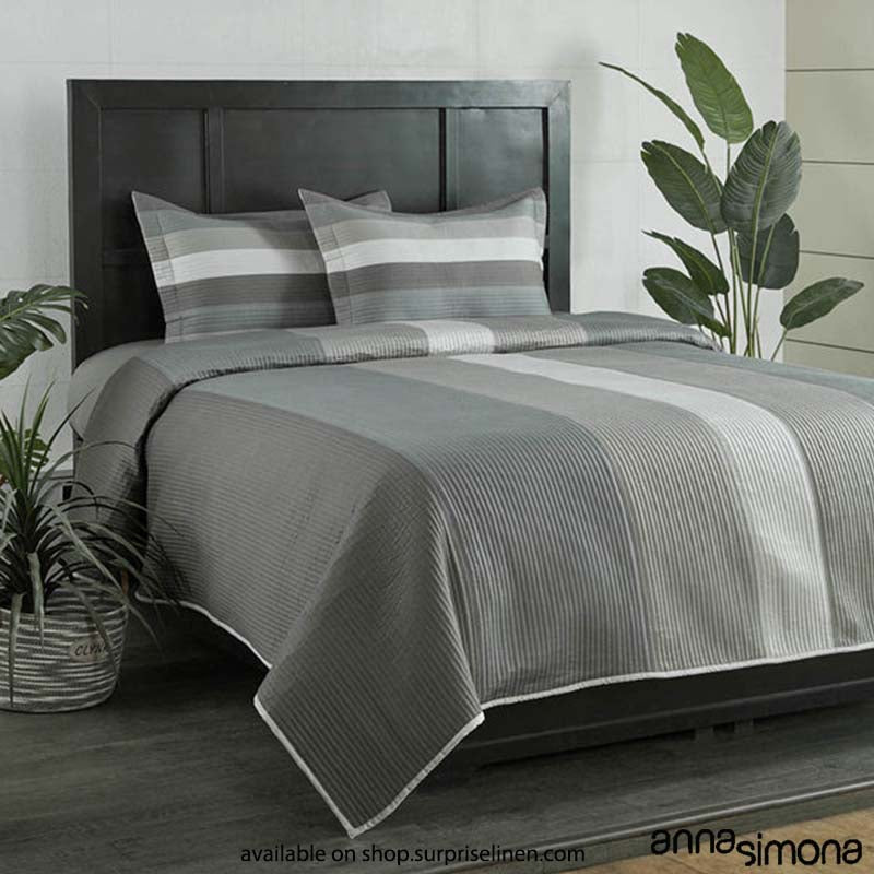 Anna Simona - Citadel Bed Cover Set (Grey)
