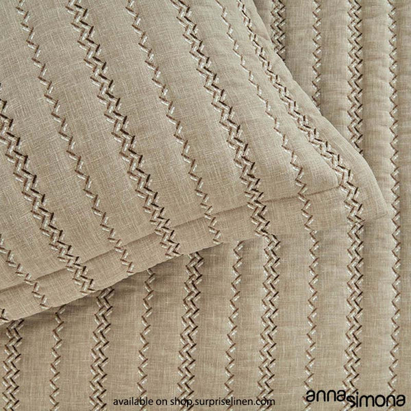 Anna Simona - Cillantro Bed Cover Set (Cream)