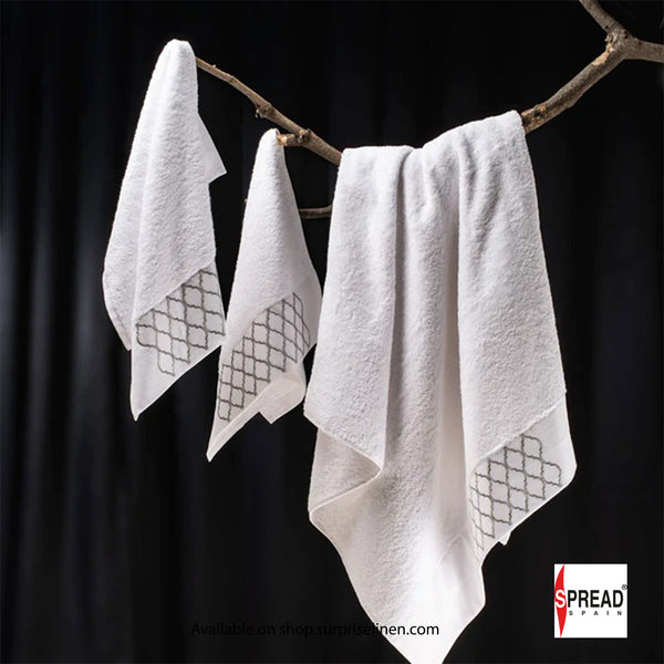 Spread Spain - Picasso Pastoral Ares Bath Premium Towels (White)