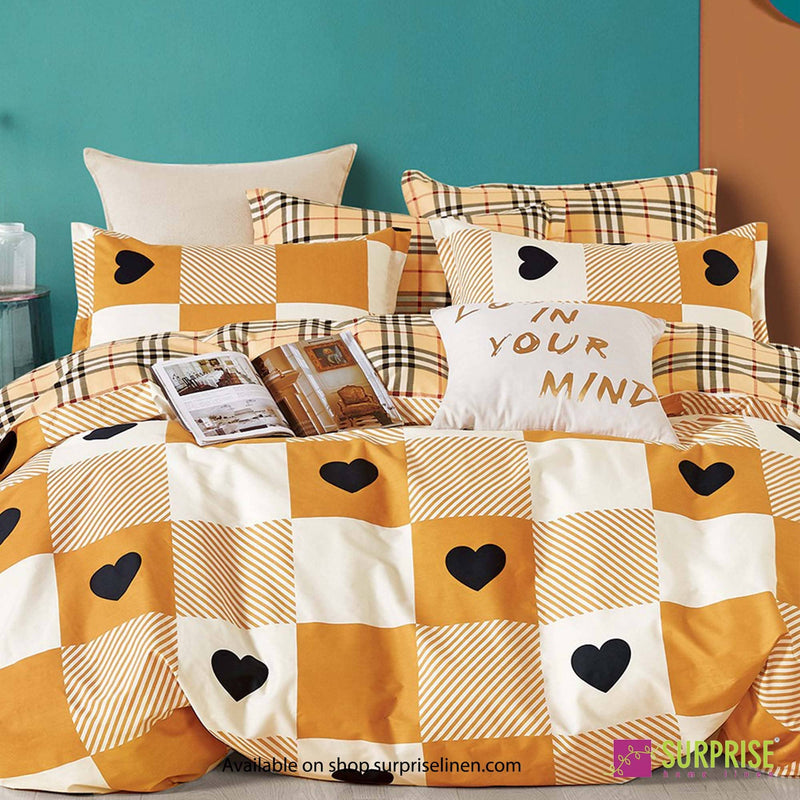 Bedeck Collection by Surprise Home - Queen Size 3 Pcs Bedsheet Set (Pumkin)