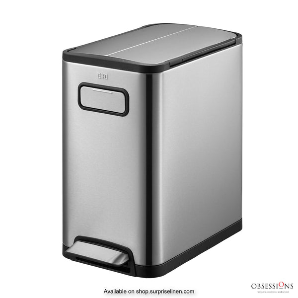 Obsessions - Eko Ecofly Step Bin 20 Llitres Dustbin (Metalic)