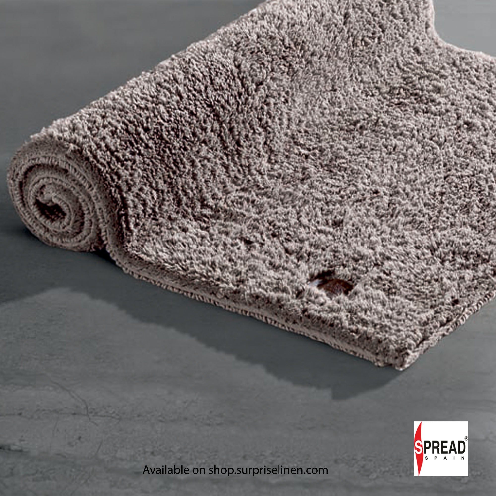 Spread Spain - Bamboo Cotton Fibre Bath Mat (Moon Rock)