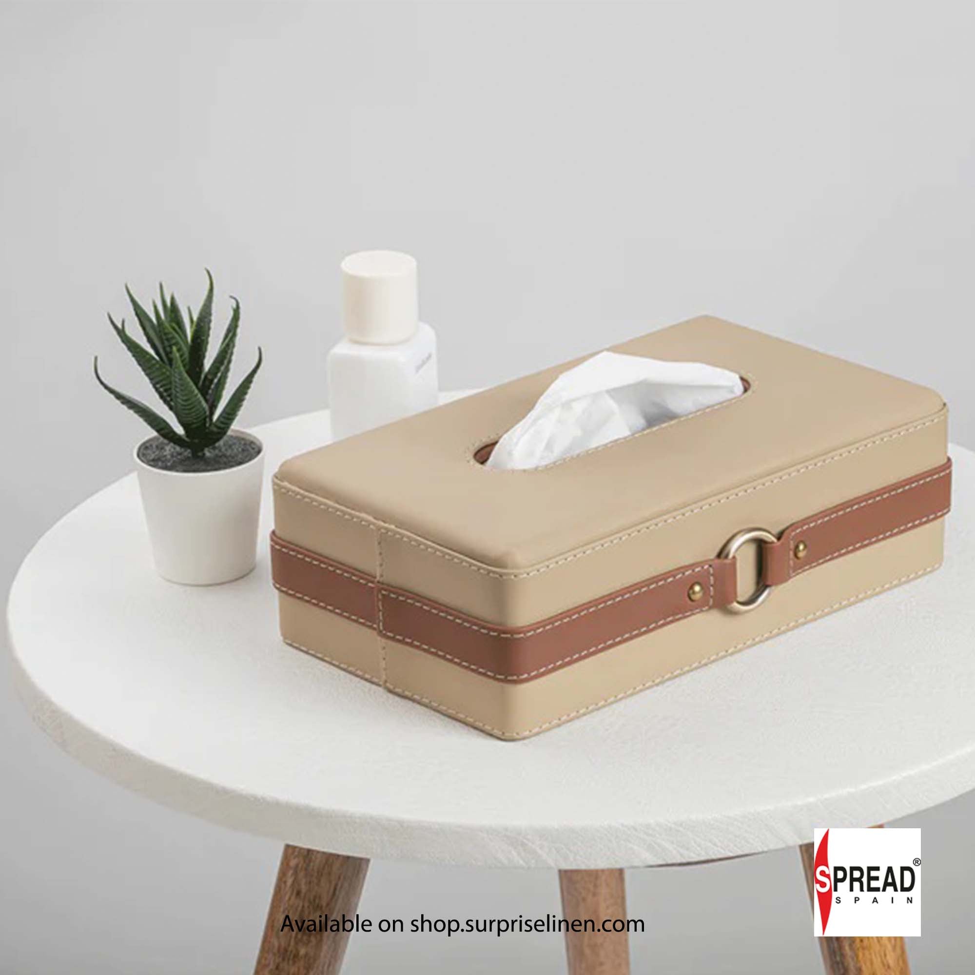 Spread Spain - Ranch Collection Tissue Box (Khaki)