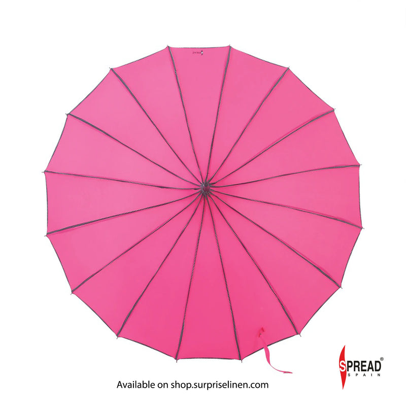 Spread Spain - Pagoda Shaped Long Umbrella (Pink)