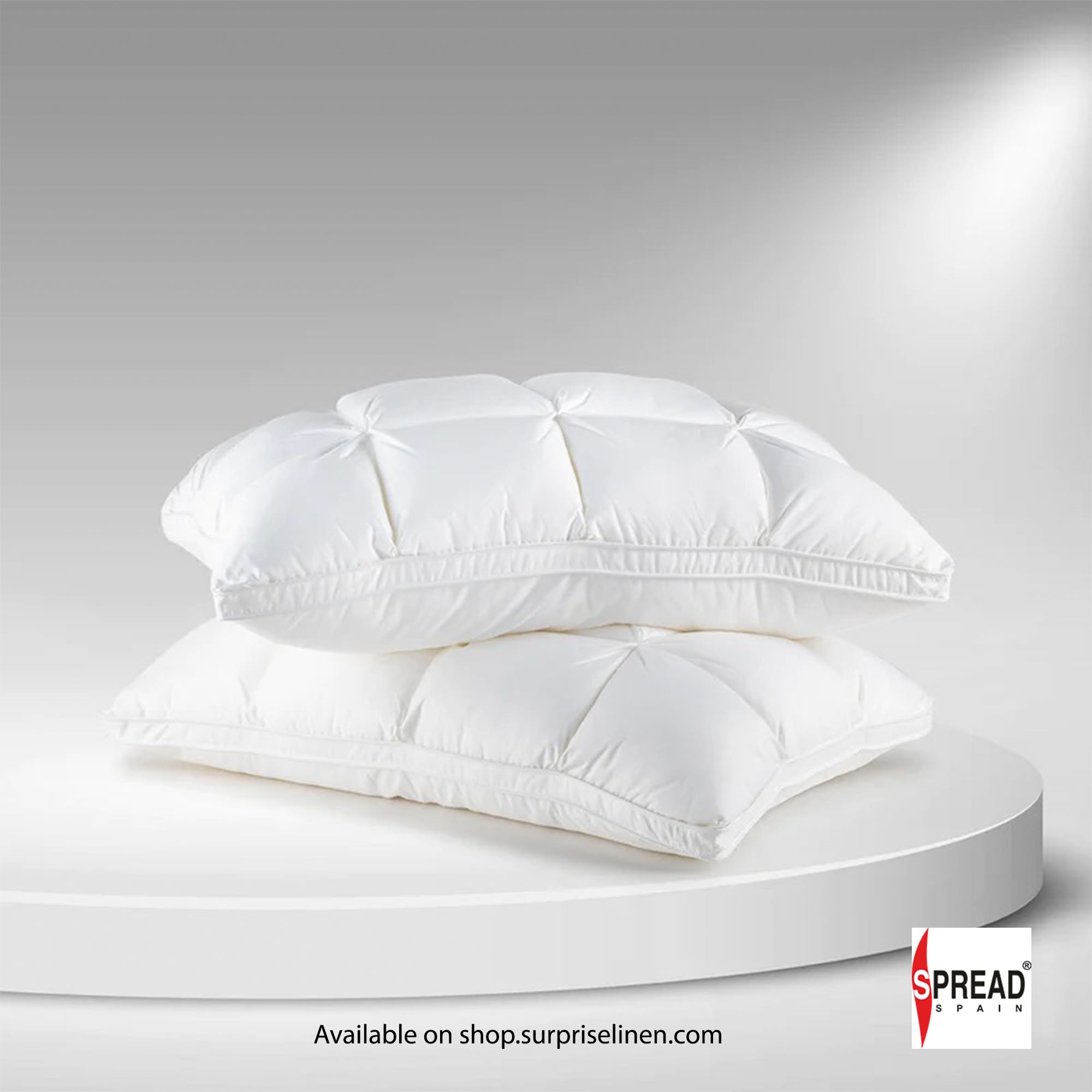 Spread Spain - Cervical 3 Layer Hypoallergic Pillow (White)