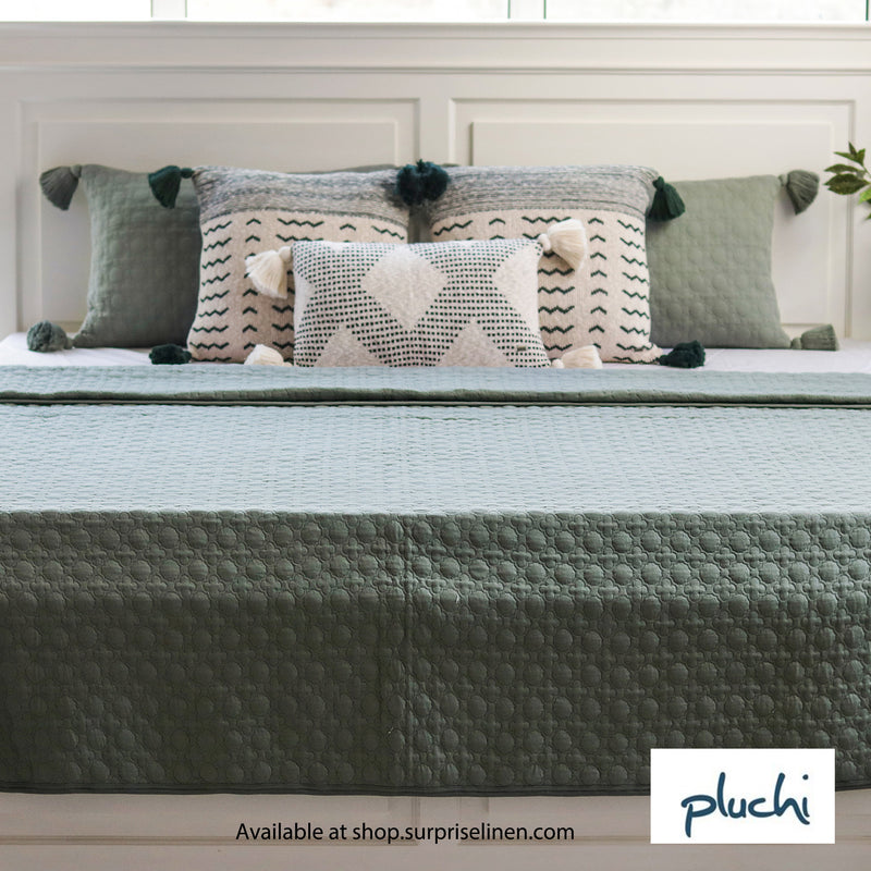 Pluchi - Bubbly Collection 3 Pcs Bedcover Set (Ryegrass)