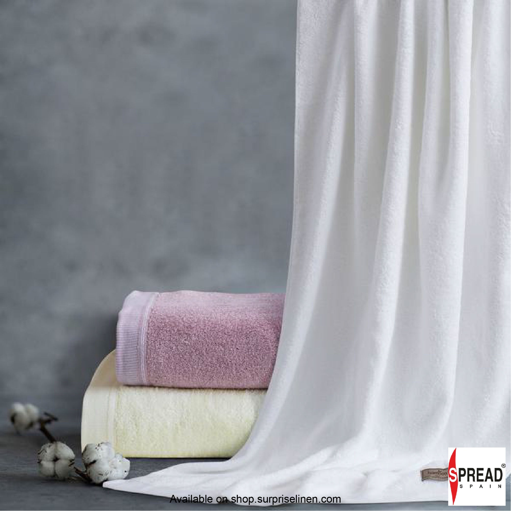 Spread Spain - Quick Dry, High Absorbent & Super Soft Japanese Bamboo Towels (Cream)