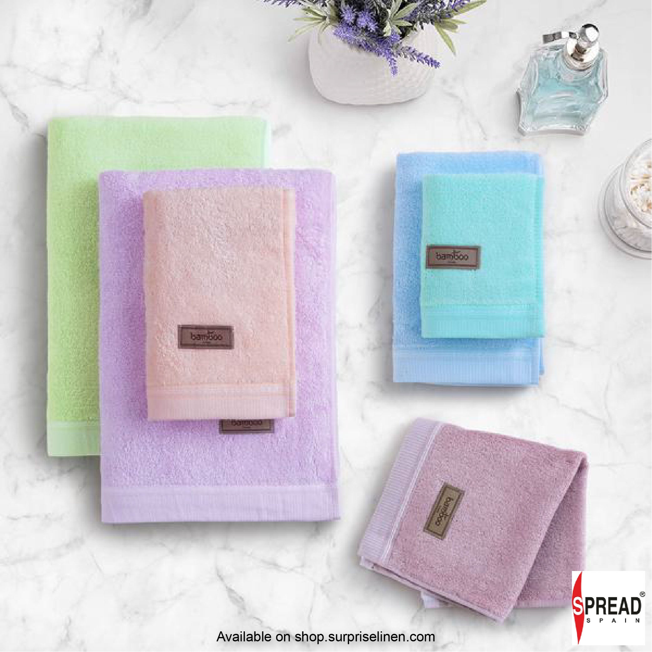 Spread Spain - Quick Dry, High Absorbent & Super Soft Japanese Bamboo Towels (Ash)