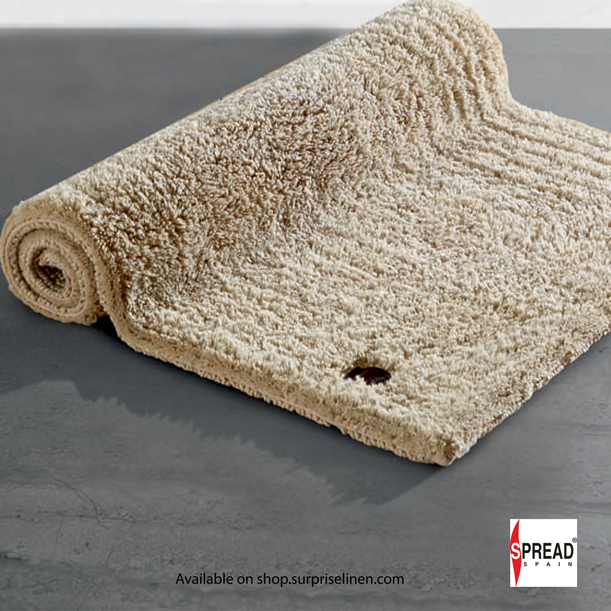 Spread Spain - Bamboo Cotton Fibre Bath Mat (Warm Sand)