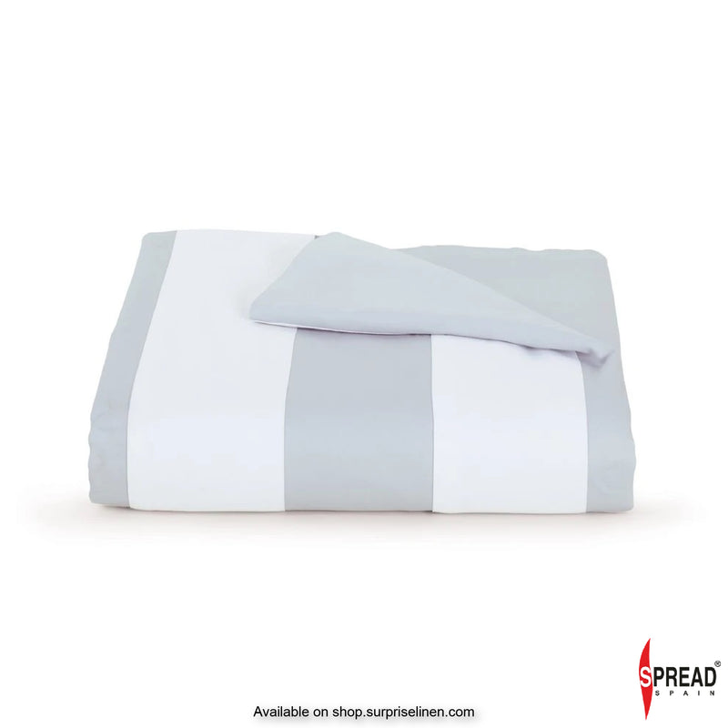 Spread Spain - Botanic Cotton 550 Thread Count Bedsheet Set - Light Grey