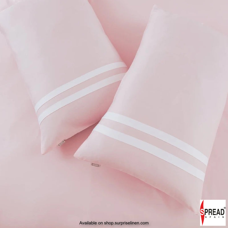 Spread Spain - Botanic Cotton 550 Thread Count Bedsheet Set - Pink