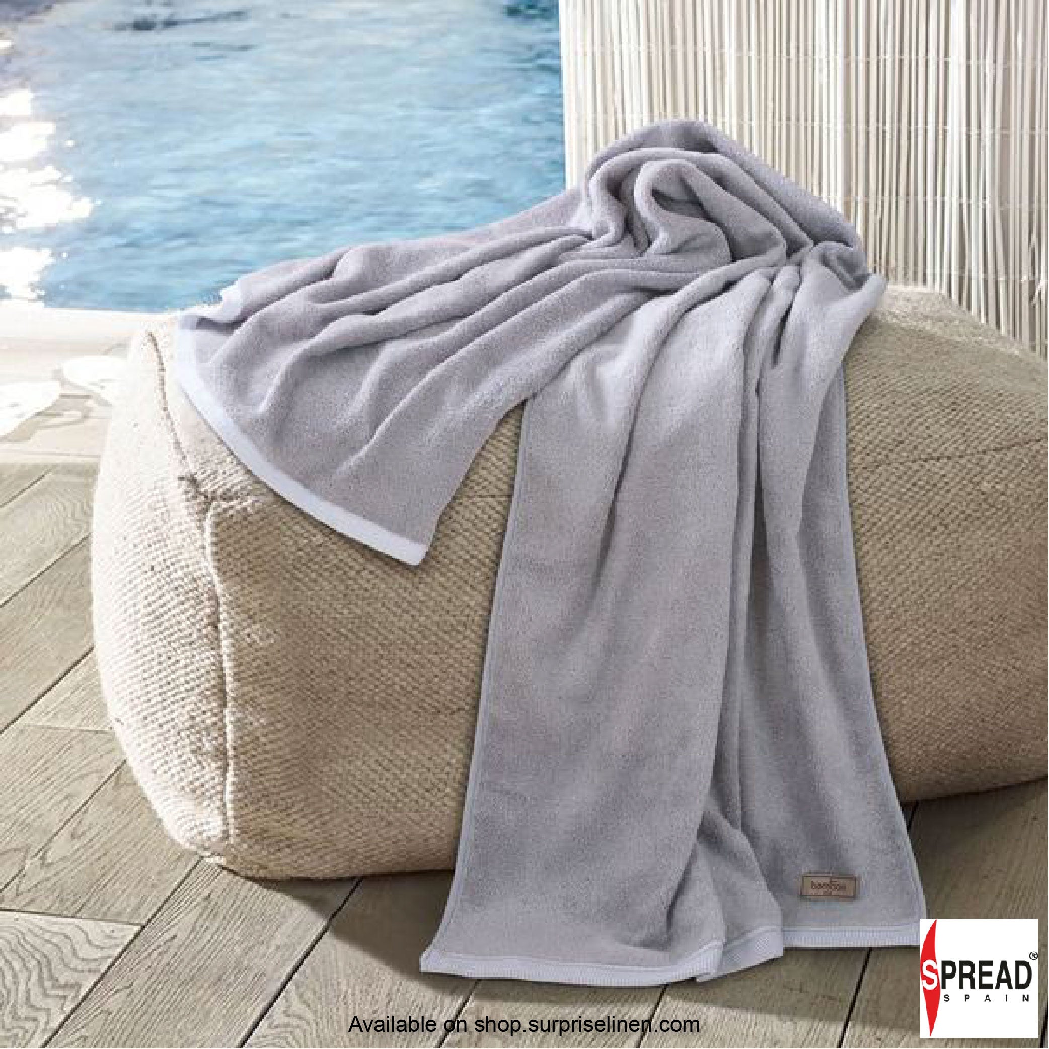 Spread Spain - Quick Dry, High Absorbent & Super Soft Japanese Bamboo Towels (Ash)