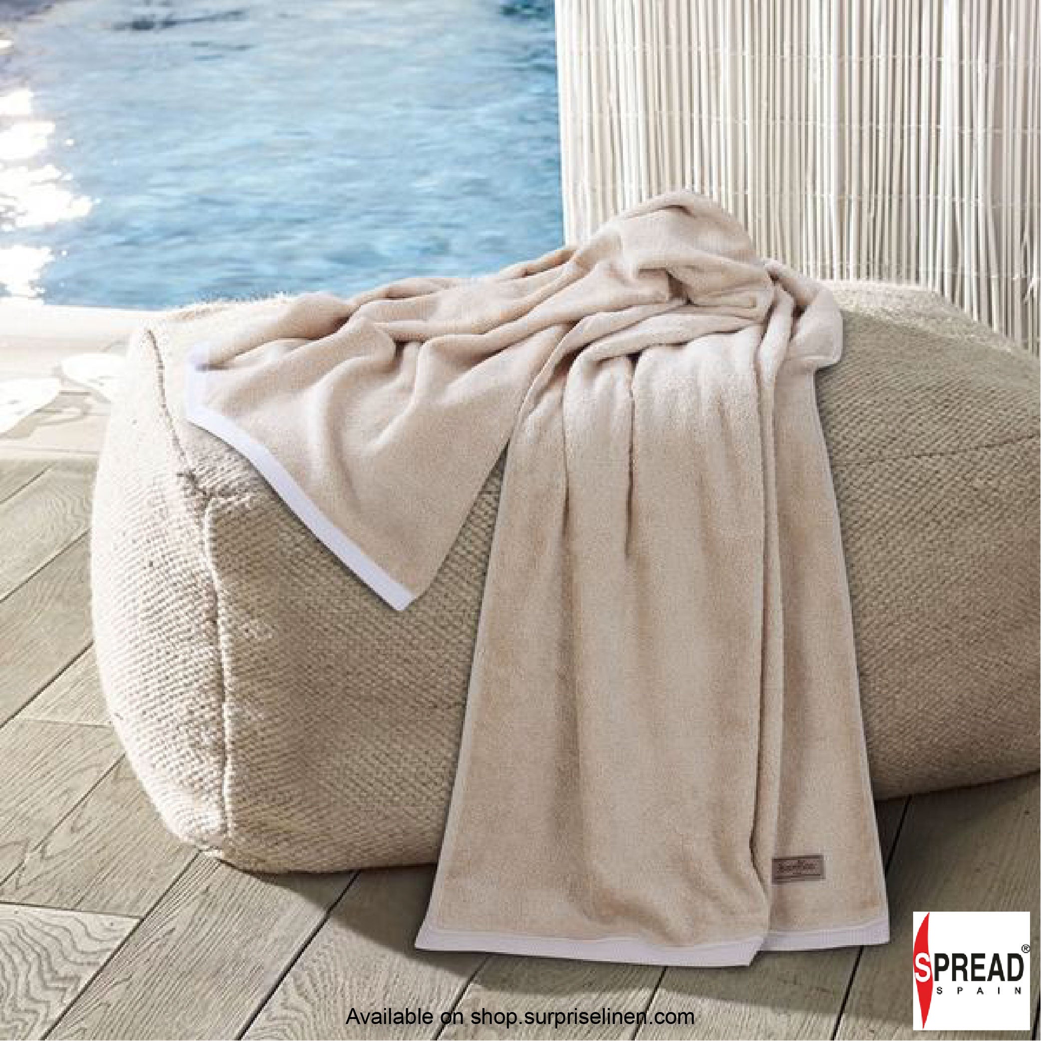 Spread Spain - Quick Dry, High Absorbent & Super Soft Japanese Bamboo Towels (Beige)