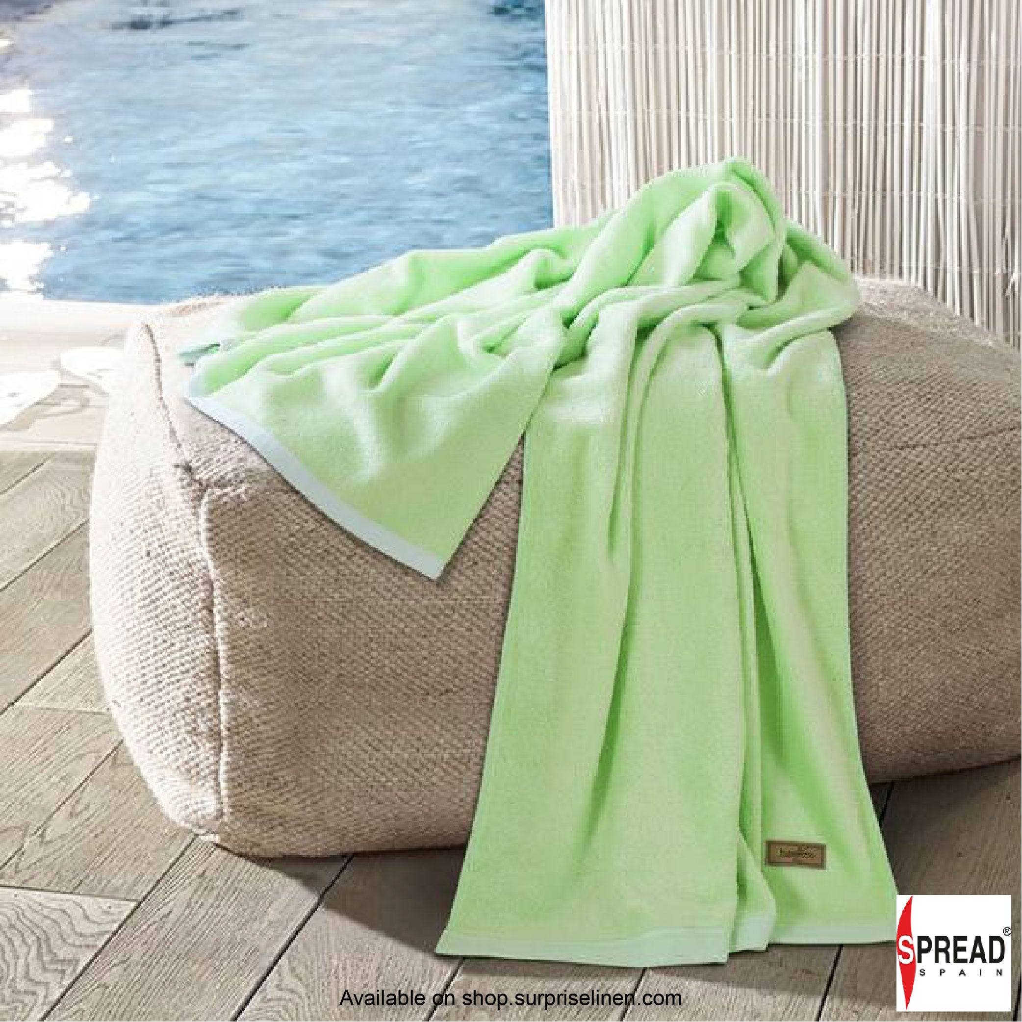 Spread Spain - High Absorbent & Super Soft 360 GSM Japanese Bamboo Towels (Lime)