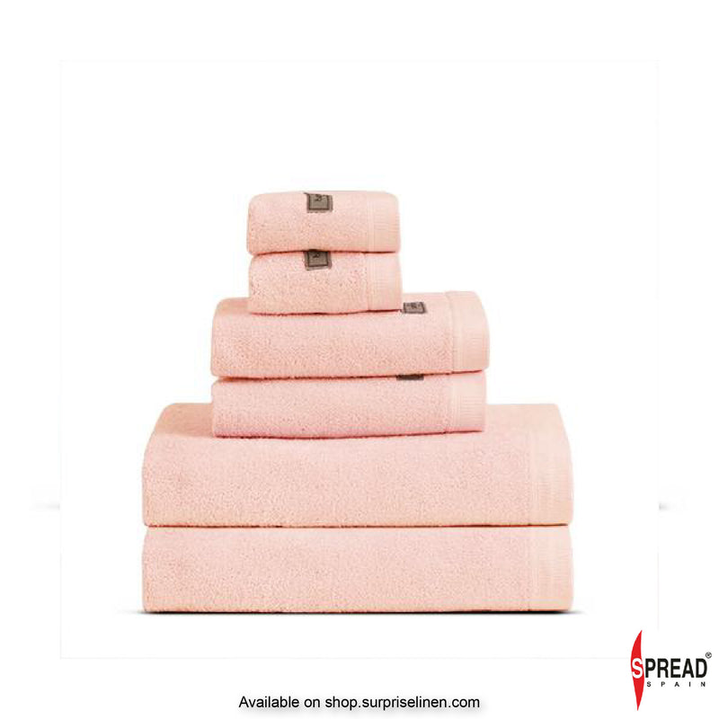 Spread Spain - High Absorbent & Super Soft 360 GSM Japanese Bamboo Towels (Peach)
