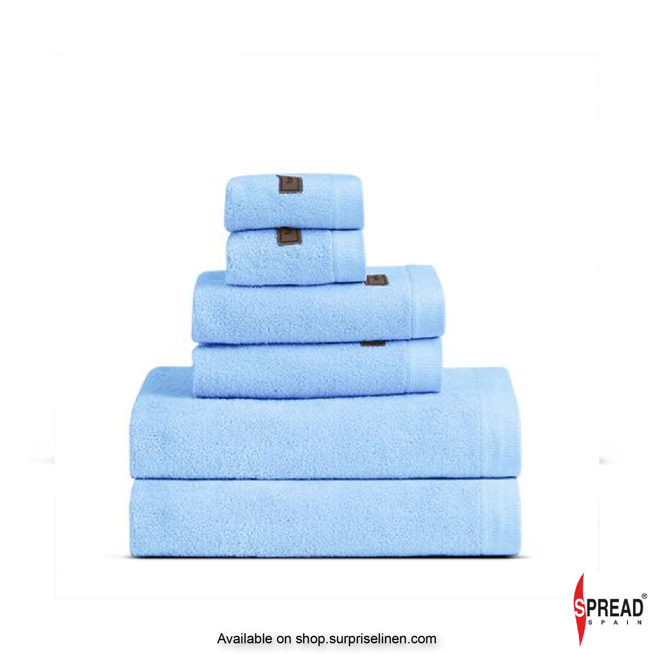 Spread Spain - Quick Dry, High Absorbent & Super Soft Japanese Bamboo Towels (Sky Blue)