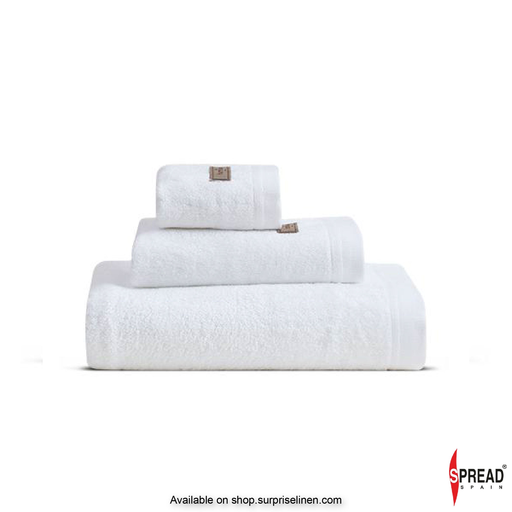 Spread Spain - Quick Dry, High Absorbent & Super Soft Japanese Bamboo Towels (White)