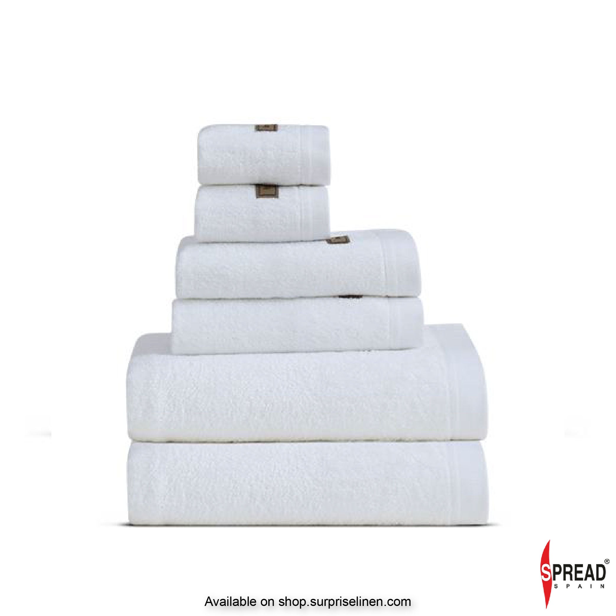 Spread Spain - Quick Dry, High Absorbent & Super Soft Japanese Bamboo Towels (White)