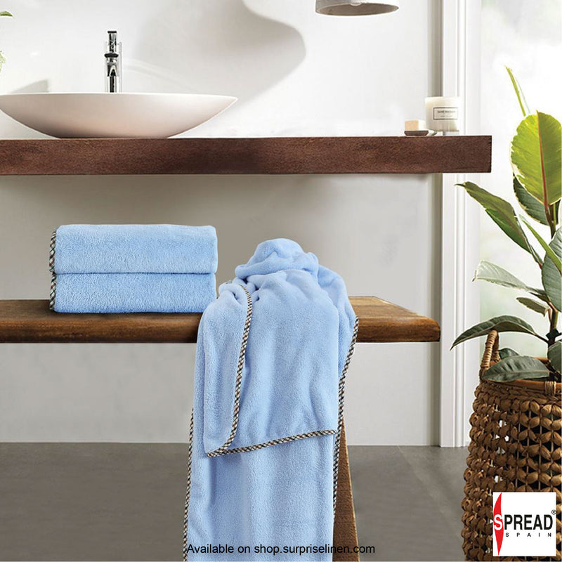 Spread Spain - High Absorbent & Super Soft Coral Towel (Blue)