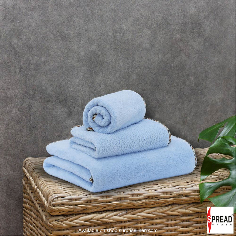 Spread Spain - High Absorbent & Super Soft Coral Towel (Blue)