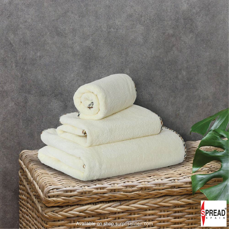 Spread Spain - High Absorbent & Super Soft Coral Towel - (Ivory)
