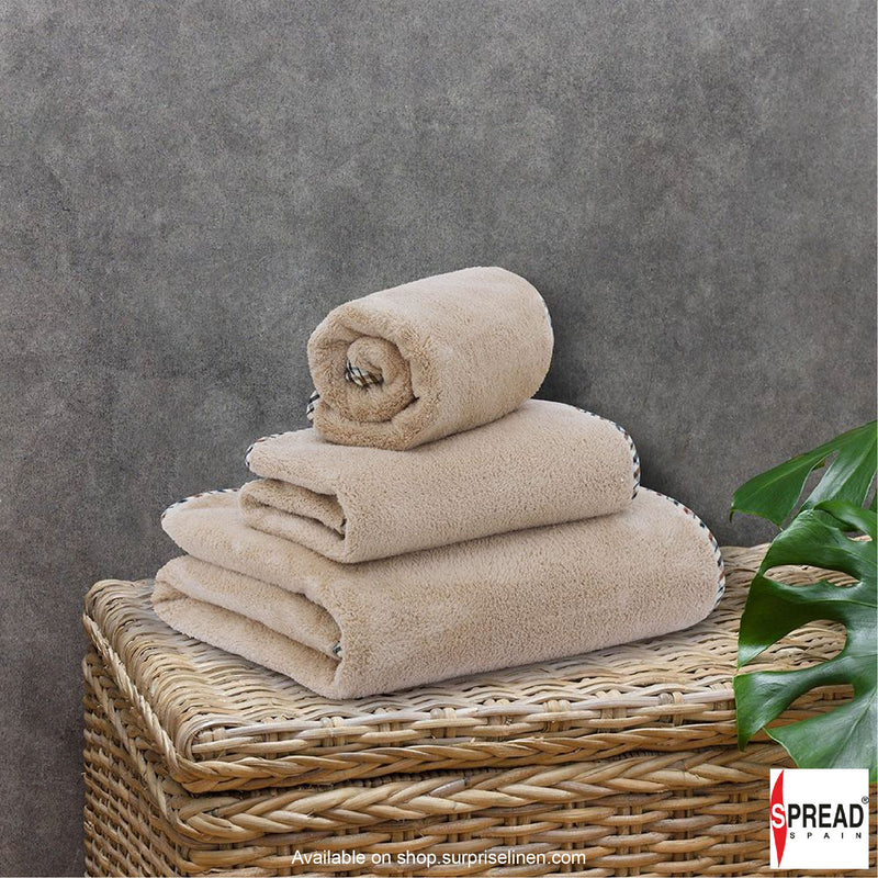 Spread Spain - High Absorbent & Super Soft Coral Towel (Sand)