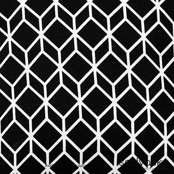 Sadyaska - Black & White Dot Splutter Cushion Cover (Black & White)