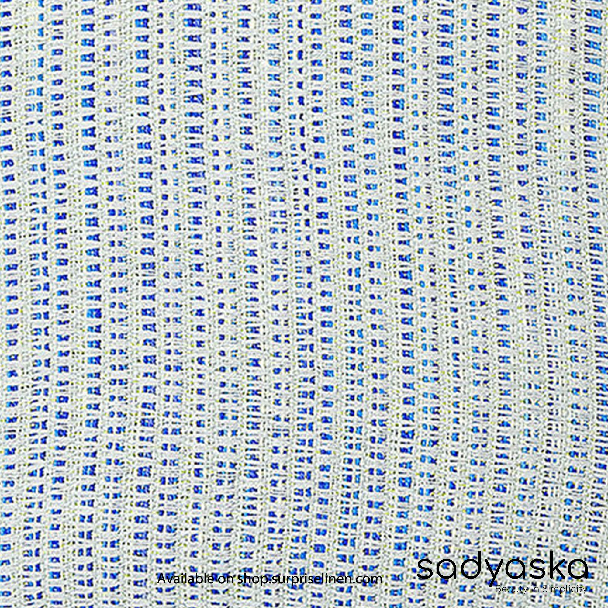 Sadyaska - Hand Woven Traditional Cushion Cover (Blue)