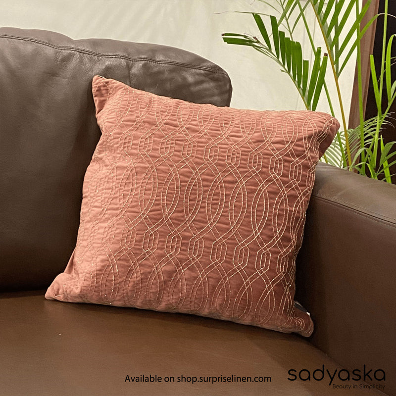 Sadyaska - Decorative Marshmellow Velvet Cushion Cover (Blush)