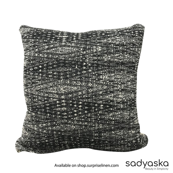 Sadyaska - Home Décor Cushion Cover (Black)