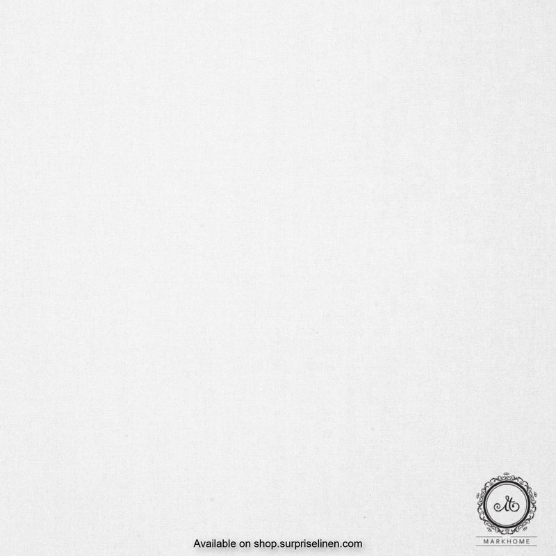 Mark Home- 100% Organic Cotton Percale 200 TC Duvet Cover Single (White)