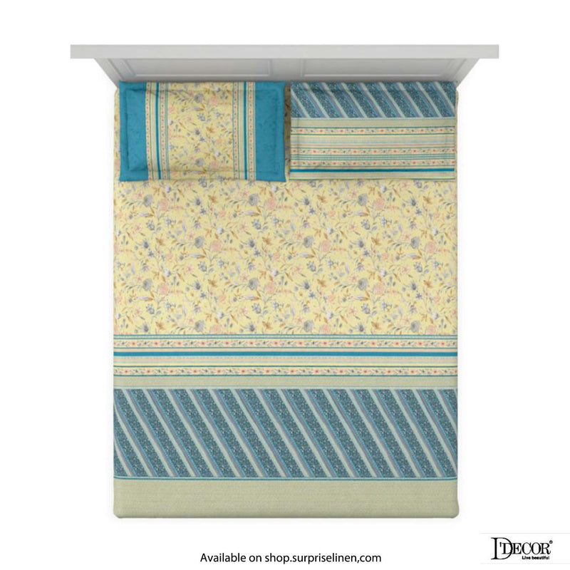 D'Decor - Gulbhag Collection Florum Bedsheet Set