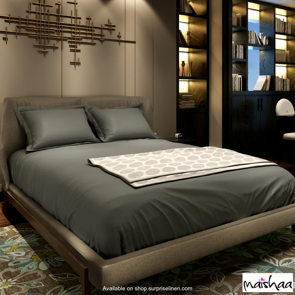 Maishaa - Pure Life Collection Bed Sheet Set (Grey)