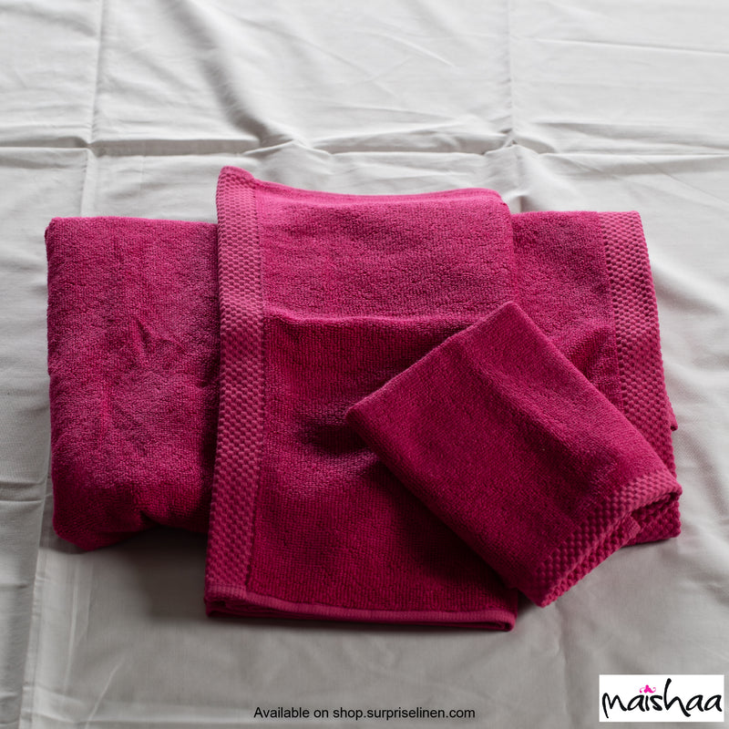 Maishaa - Modal Collection Fucshia Towel