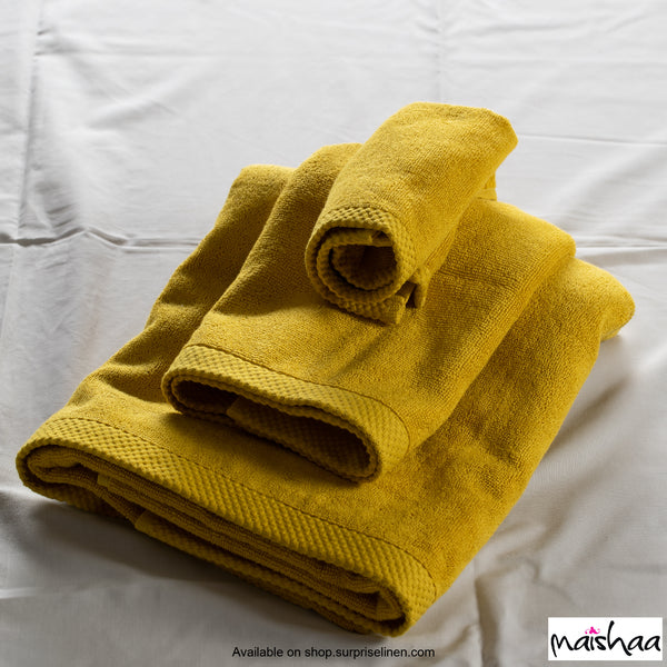 Maishaa - Modal Collection Mustard Towel
