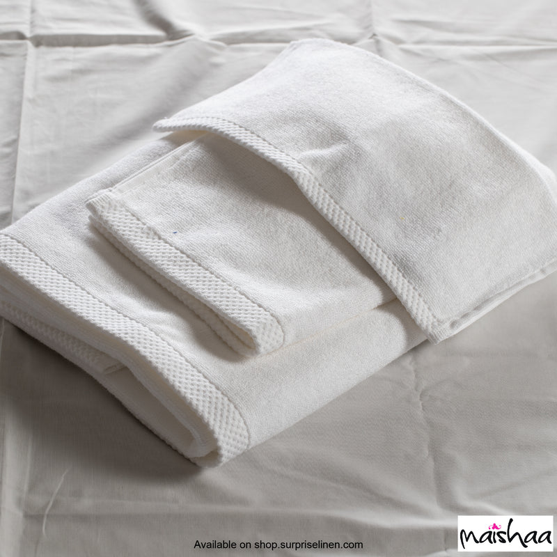 Maishaa - Modal Collection White Towel