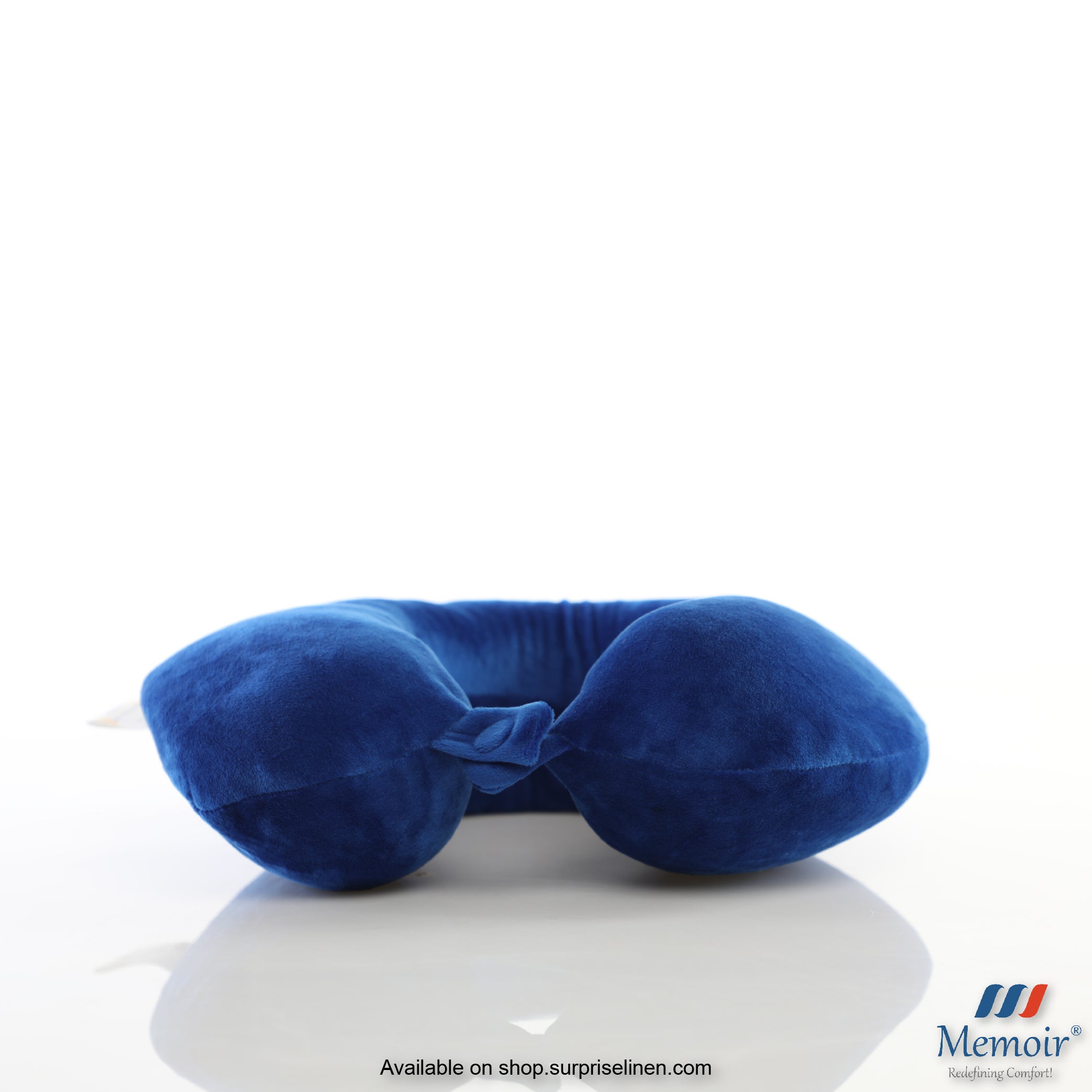 Memoir - Memory Foam U-Neck Travel Pillow (Blue)