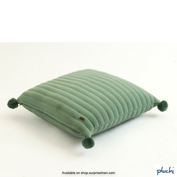 Pluchi - Aydin Cotton Knitted Cushion Cover (Mint Green)